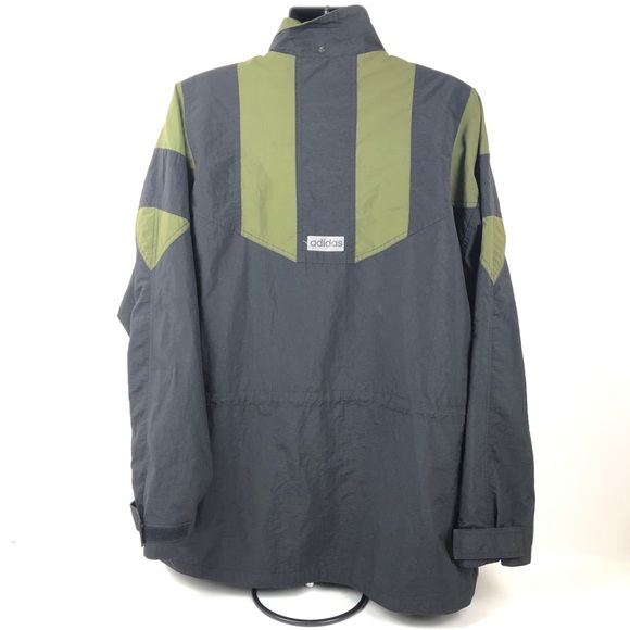 Men's Adidas XL Windbreaker Jacket Full Zip - Picture 3 of 7
